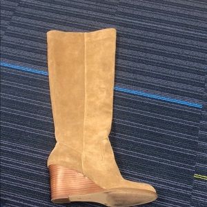 Sole society wedge knee high boots